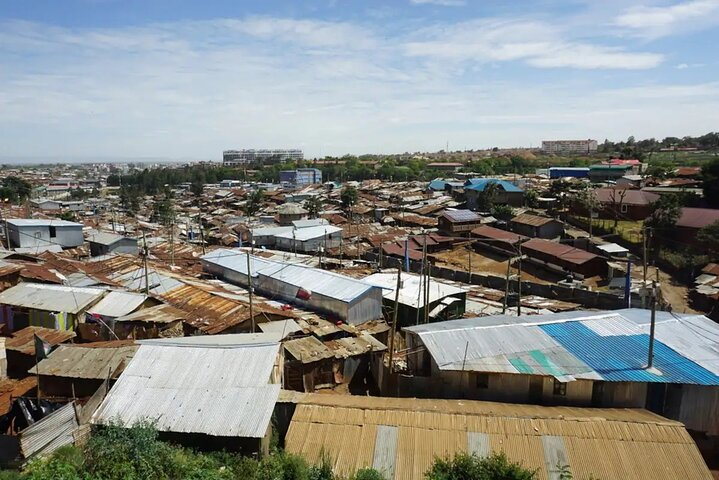 Aerial view of kibera