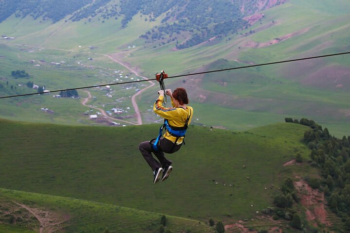 Chunkurchak Day Tour: Sky Bridge, Horse Riding and Archery - Photo 1 of 12