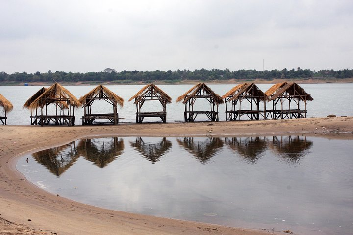 Get a taste of rural Cambodia with a visit to Koh Dach on the Mekong's shores. This sleepy island, also known as Silk Island, straddles the Mekong River and is a tranquil respite from Phnom Penh