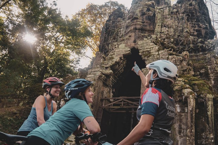 Experience the allure and mystery of Angkor Wat with our Bike the Angkor Temples Tour