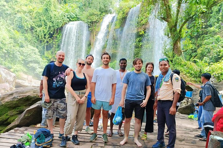Explore the stunning Kulen Mountain park where lush greenery surrounds majestic waterfalls offering a perfect spot for refreshing swims and unforgettable moments with friends and a knowledgeable guide.