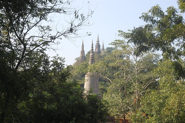Royal Stupas on the top of Oudong hill 