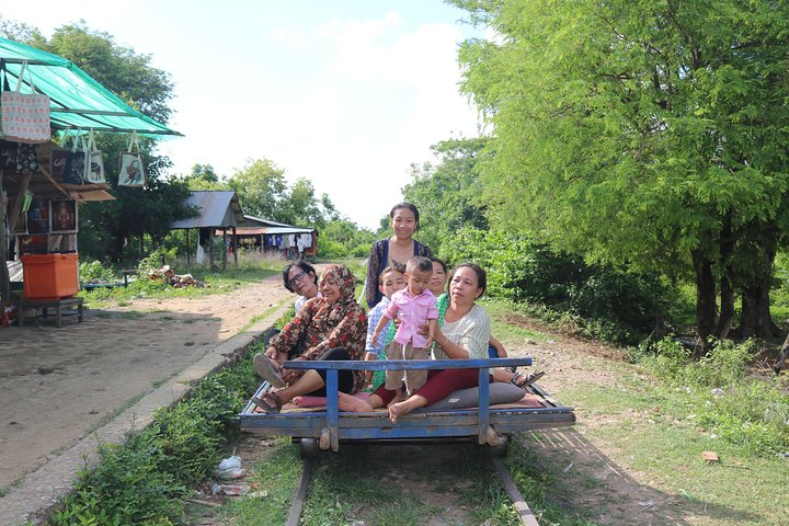 bamboo train