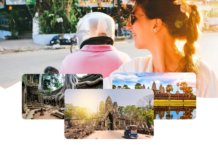 Tour by tuk tuk in siem reap, Angkor Sunrise Tour by english speaking tuk tuk driver. 