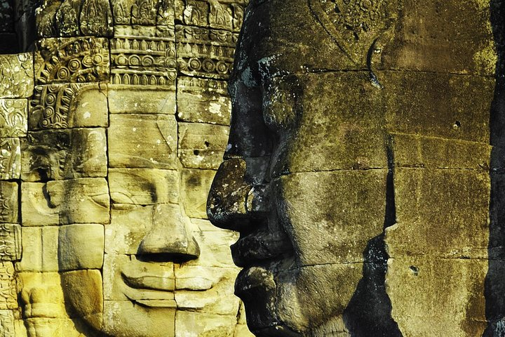 Prasat Bayon with Smiling faces