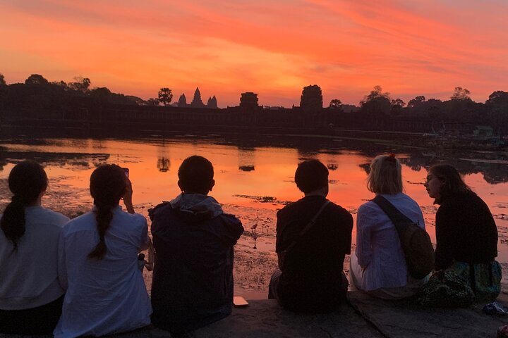 Angkor Wat Sunrise from the moat 