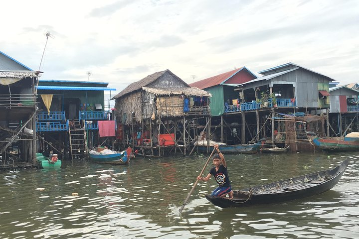 Kampong Kleang Stilted-floating villages on Tonlesap Lake