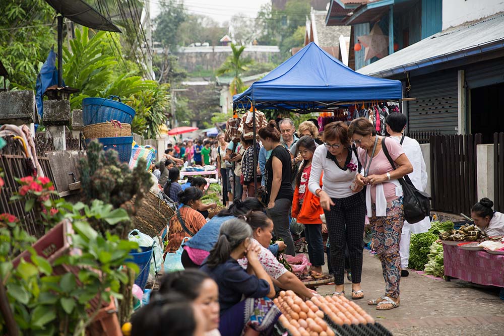Luang Prabang Foodie Walking Tour and Monk Blessing - Photo 1 of 6