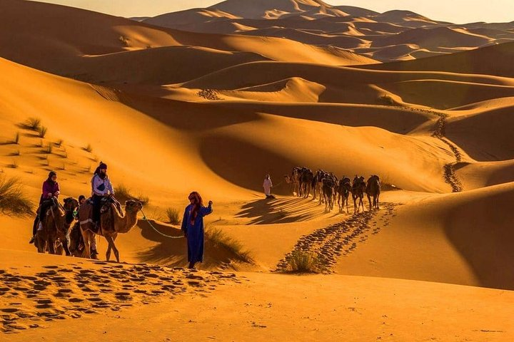 How far is Merzouga from Marrakech 3 Days desert tour From MARRAKECH To fes Desert