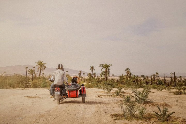 Off the beaten path ride in the palmgrove of Marrakech