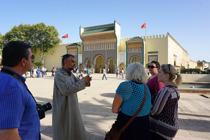Fes guide at the Royal Palace