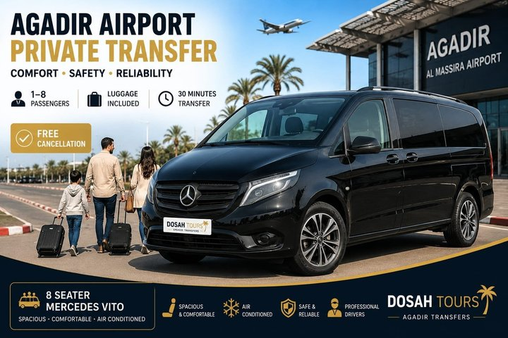 Agadir Airport Transfers To or From Agadir & Taghazout Hotels - Photo 1 of 8
