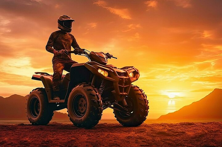 Marrakesh: Agafay Desert Sunset Quad Bike tour & Diner Show  - Photo 1 of 15