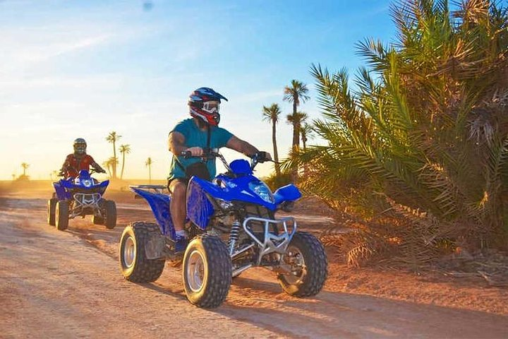 ATV ATV in the palm grove of the Marrakech desert - Photo 1 of 6