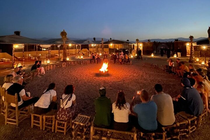 Magical dinner, sunset, music and fire show in Agafay desert - Photo 1 of 11