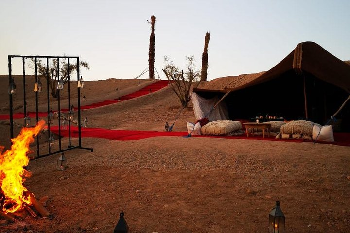 Camel ride and dinner Agafay desert - Photo 1 of 9