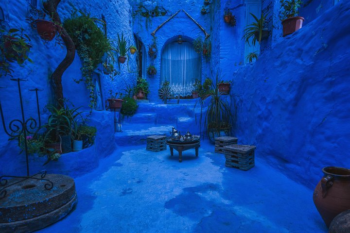 The number one reason to visit Chefchaouen is for its beautiful streets, filled with houses painted a variety of blues. There are many theories as to why the walls are blue. 