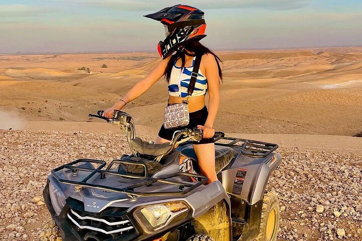 Desert Thrills: Quad Bike & dinner show or lunch Feast Adventure
