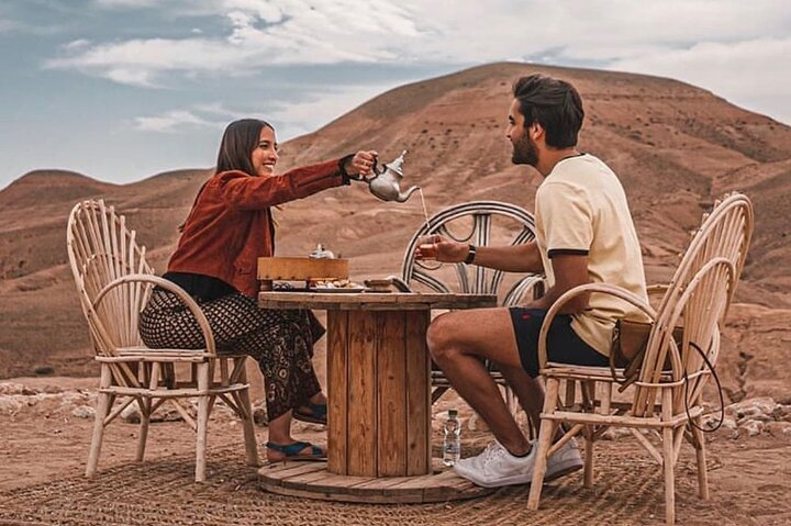 Dinner In Agafay Desert & Camel Ride with lovely Sunset  - Photo 1 of 17