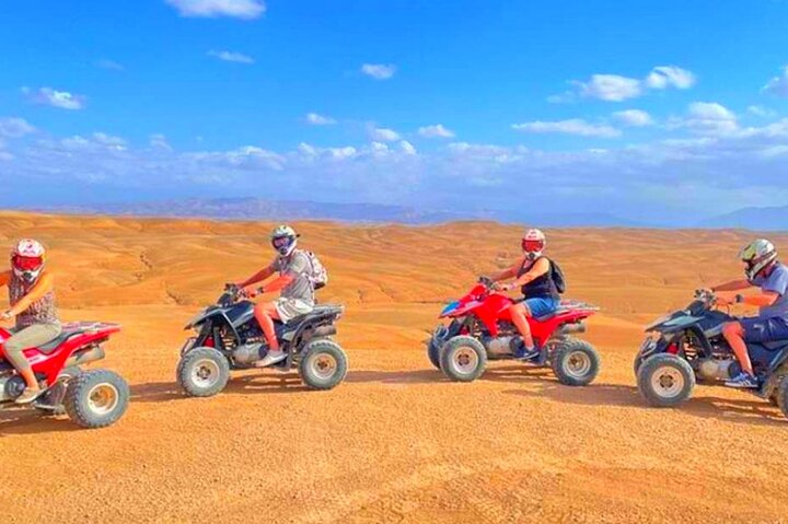 Agafay Desert: Dinner + Show with Quad Bike & Sunset Camel Ride - Photo 1 of 25