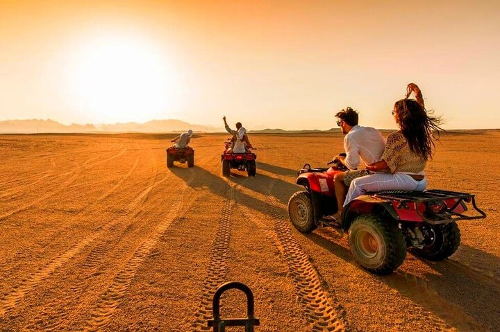 Agafay Desert Dinner Show with Quad Bike and Sunset Camel Ride - Photo 1 of 25