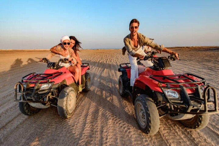 Agafay Desert: Quad Bike & Camel Ride & Magical Diner with Show - Photo 1 of 9