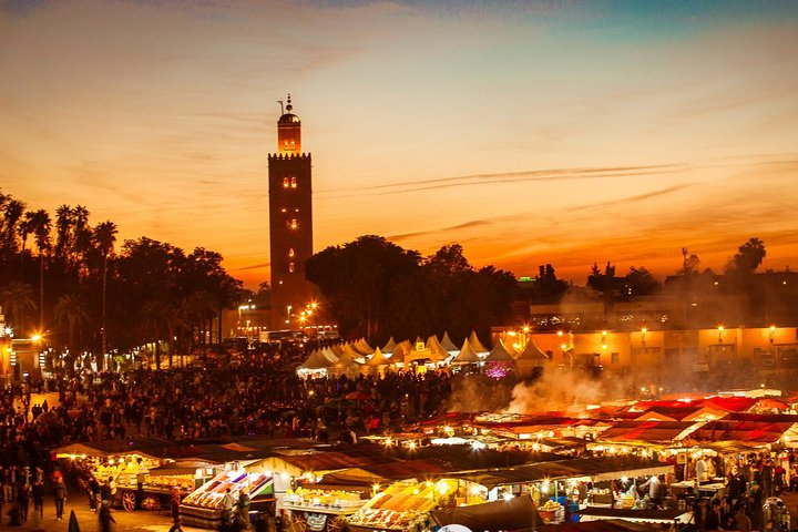 Jamaa Lafna Square at Night 