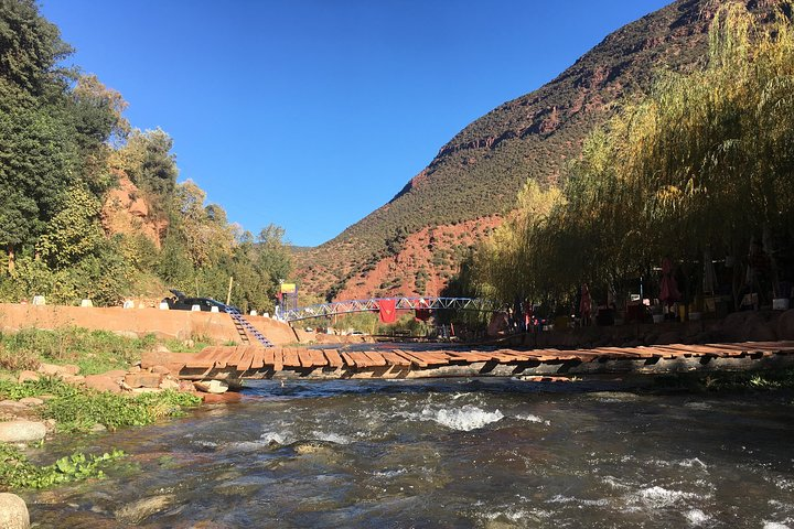 Ourika valley and atlas mountains