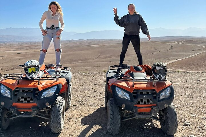 Half day quad biking in Agafay desert 