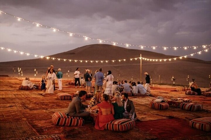 Agafay Desert Evening: Traditional Dinner, Camel Ride & Live Show - Photo 1 of 15