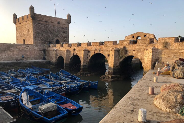 Ramparts and fishing village