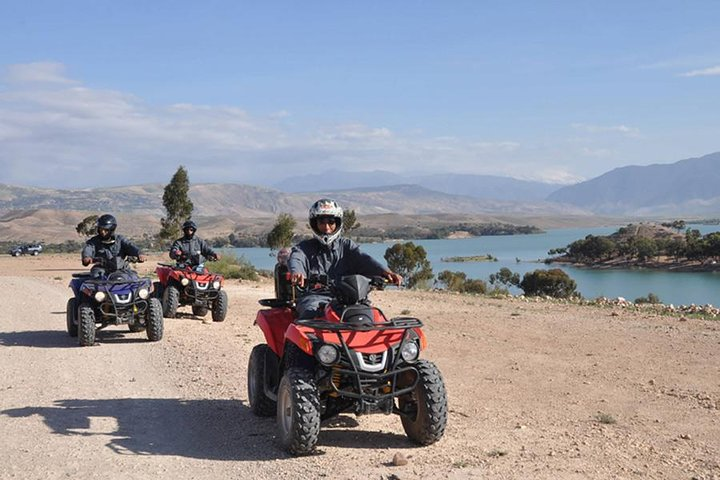 Quad Bike in the lake takerkoust