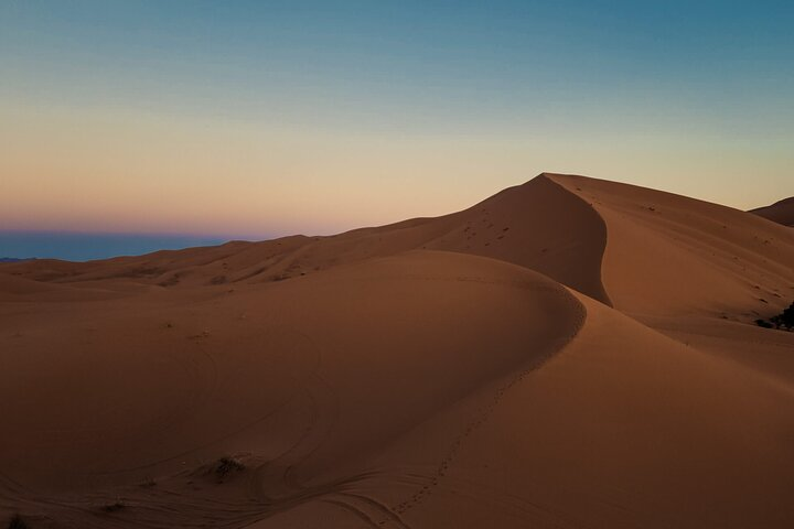 The dunes of Erg Chebbi at Sunrise