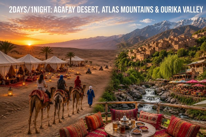 2Days/1Night: Agafay Desert, Atlas Mountains & Ourika valley - Photo 1 of 19