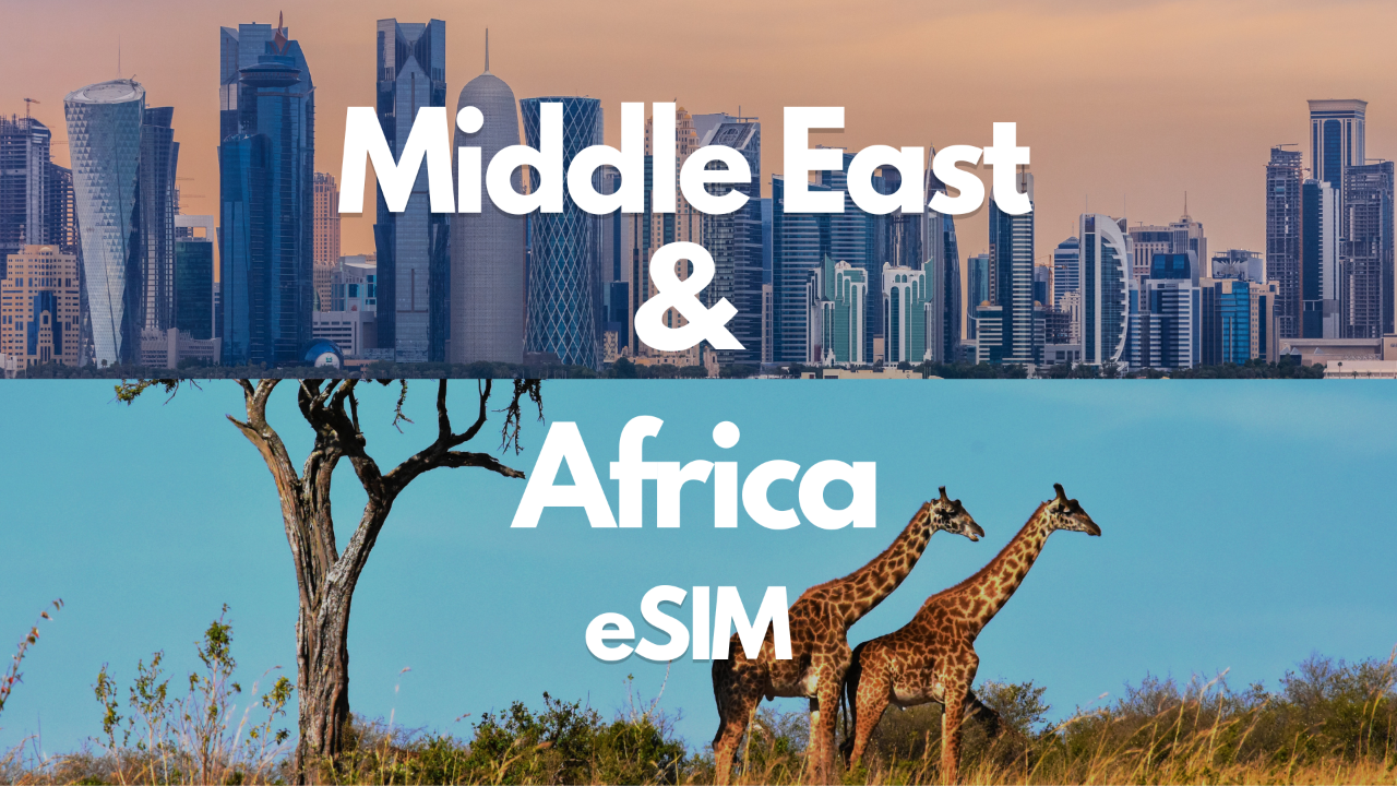 Middle East & Africa Data eSIM - Powered by Frewie - Photo 1 of 8