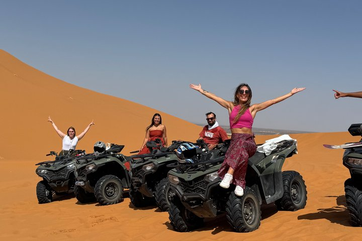 Merzouga dunes quad biking & Sandboarding Experience - Photo 1 of 13