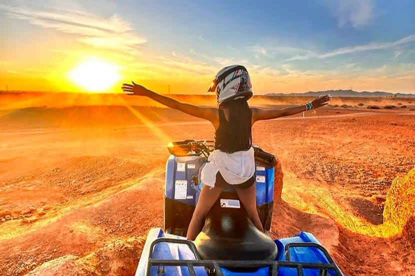 Palmeraie Desert: Half-Day Guided Quad Adventure + Transfers from Marrakesh - Photo 1 of 3