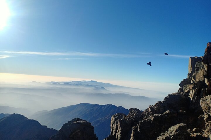 the view From Mountain Toubkal