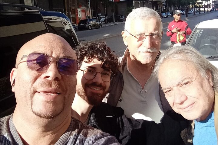 Our manager with travelers