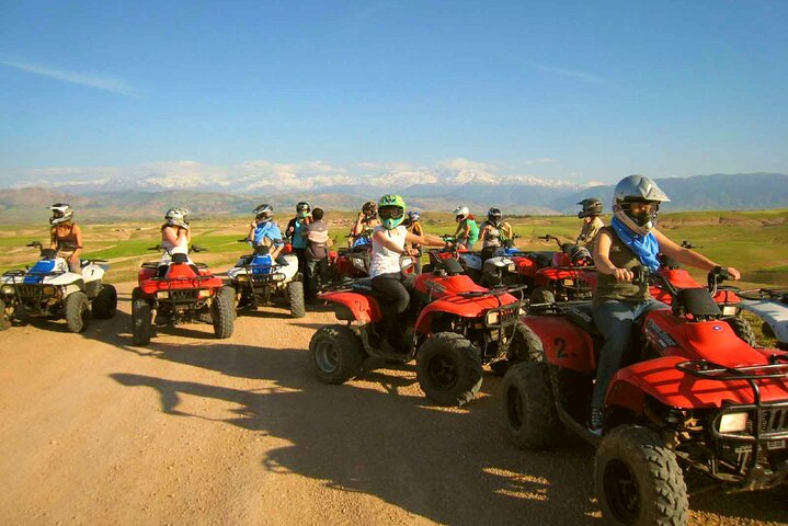 Quad biking in Agafay desert from Marrakech