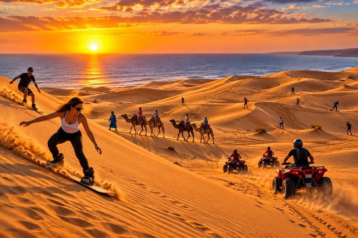 From Agadir & Taghazout: Sandboarding & Timlalin Canyon Tour - Photo 1 of 25