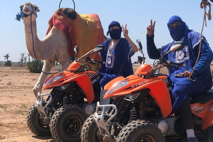 Sensational quad and camel ride in the palm grove - Photo 1 of 7