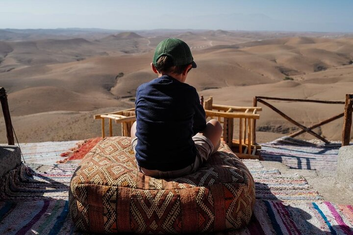 Sunset Camel ride Agafay desert including dinner and transport - Photo 1 of 15