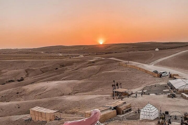 Sunset Camel ride in Agafay Desert from Marrakech - Photo 1 of 14