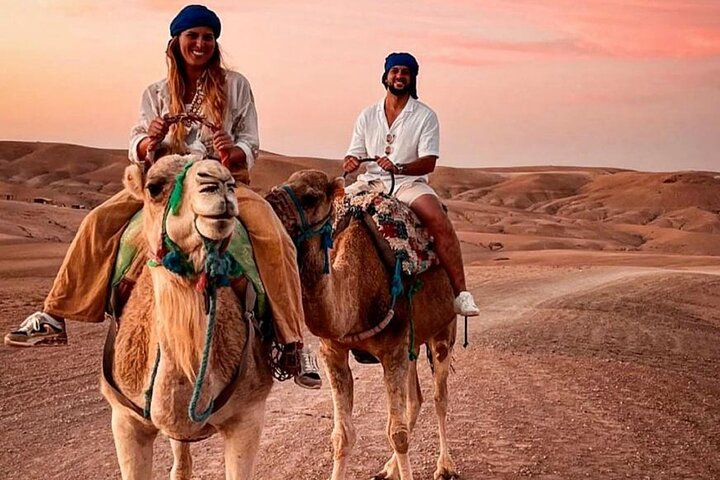Sunset & Camel Ride & Dinner in Desert Agafay Marrakech  - Photo 1 of 15