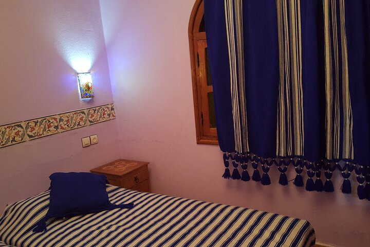 Bed cover and curtain made by loom