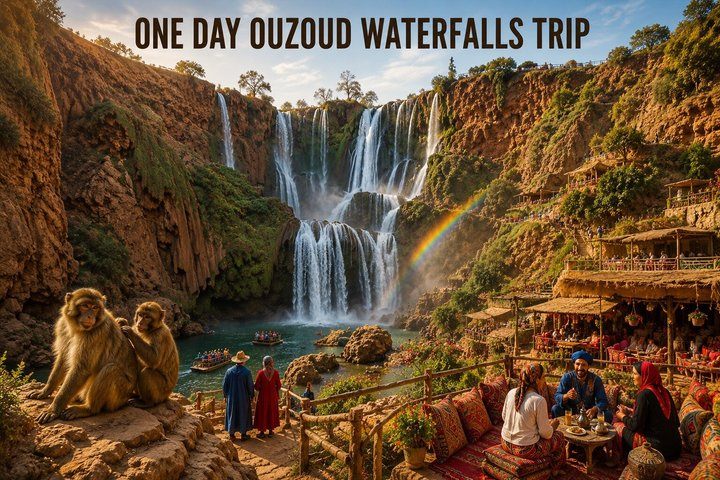 Ouzoud Waterfalls Journey: Swim, Hike & Discover from Marrakesh - Photo 1 of 9
