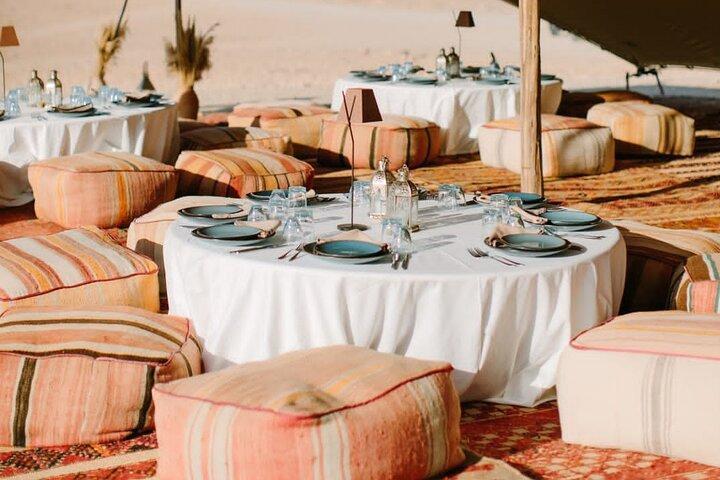 Agafay Desert Camel Ride With Dinner And Sunset Spectacle - Photo 1 of 8