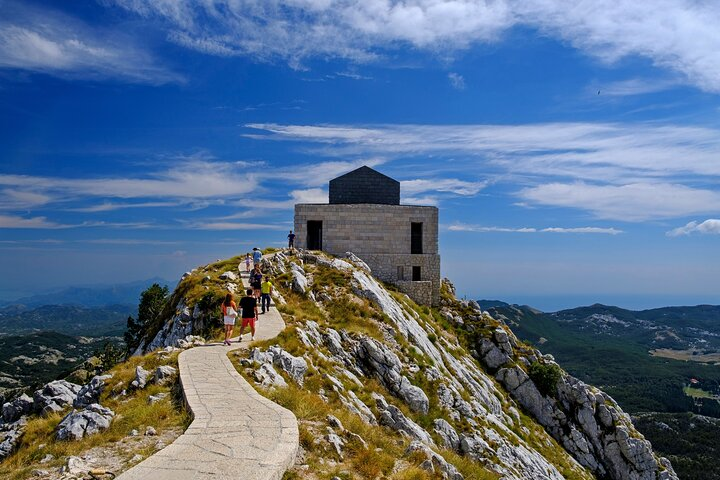 The Mausoleum of Njegoš on the top of Mount Lovćen