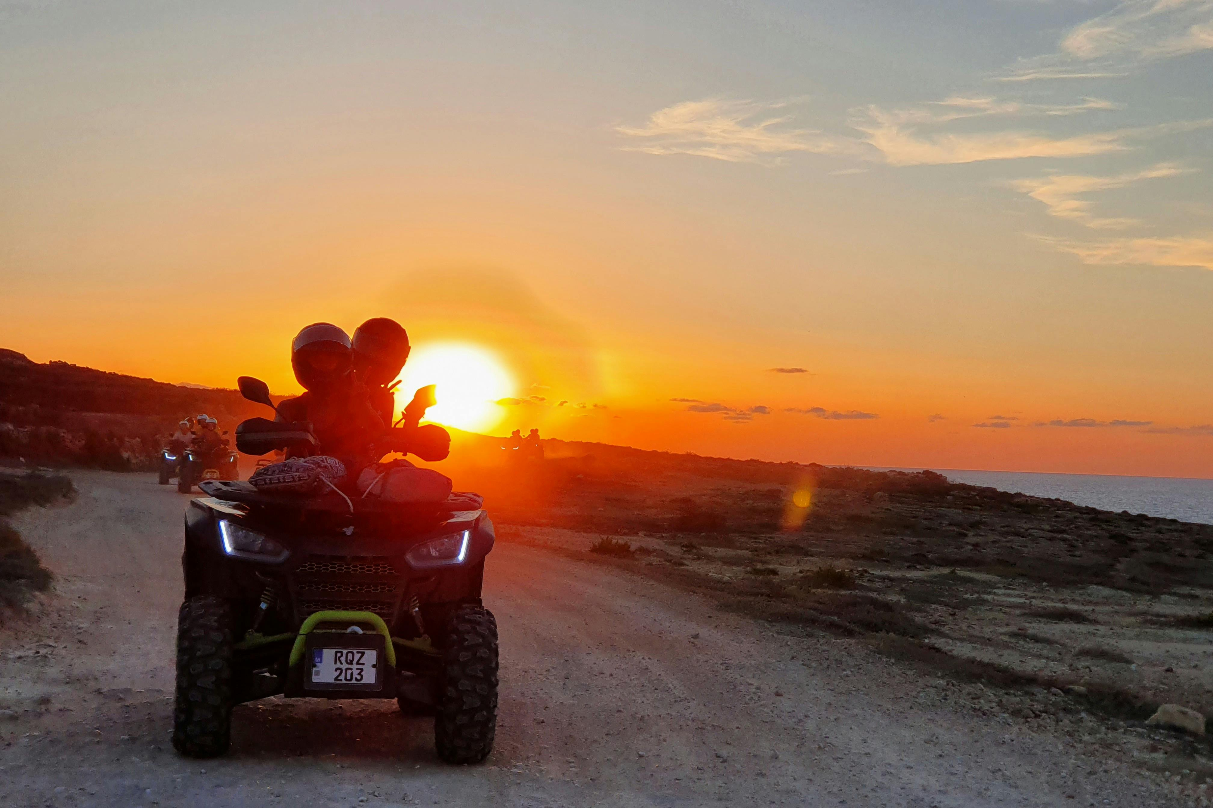 Gozo & Comino: Guided Sunset Quad Tour + Boat Tour + Transfer - Photo 1 of 5